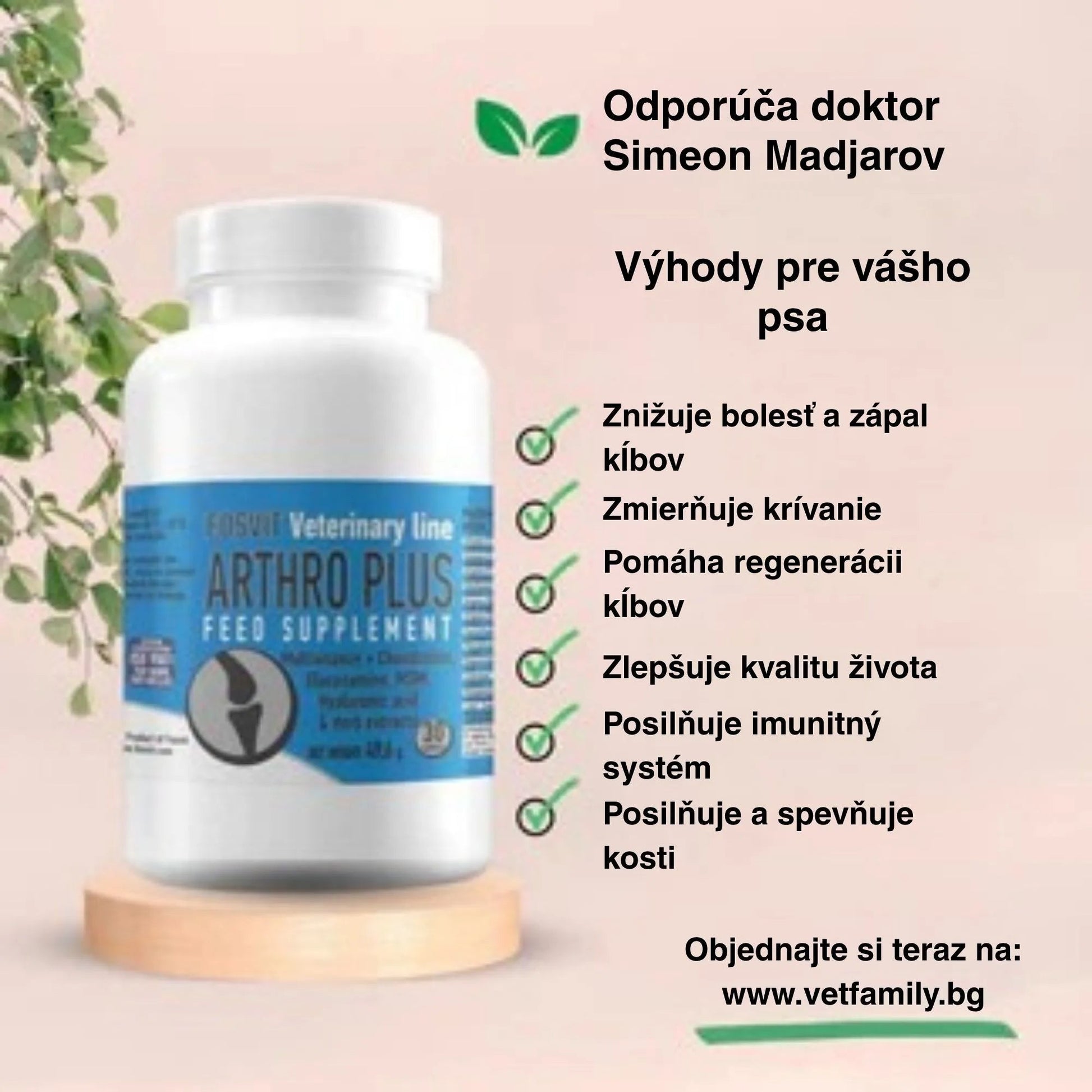 ARTHRO PLUS 30 tabliet – Pohyb bez bolesti, život bez obmedzení - ProPetCo