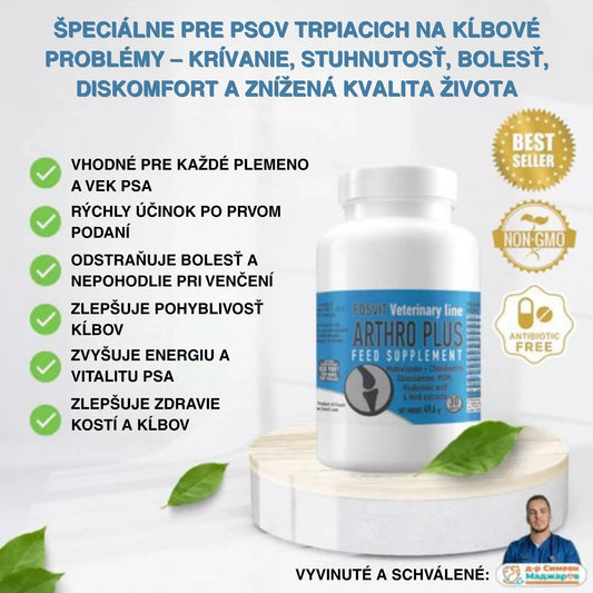 ARTHRO PLUS 30 tabliet – Pohyb bez bolesti, život bez obmedzení - ProPetCo