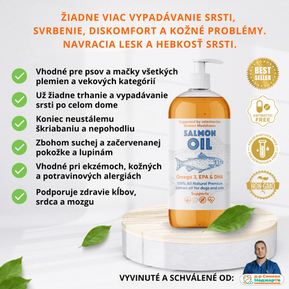 OMEGA 3 – 100 % prírodný lososový olej - ProPetCo