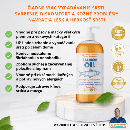 OMEGA 3 – 100 % prírodný lososový olej - ProPetCo