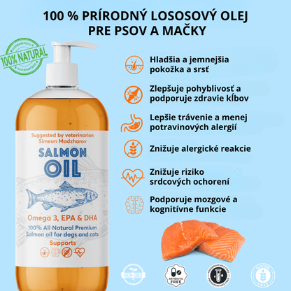 OMEGA 3 – 100 % prírodný lososový olej - ProPetCo